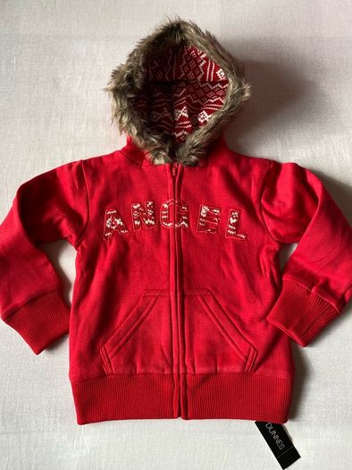 Brand New Dunnes Stores Red Angel Hoodie | 4 years