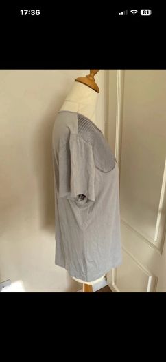 Betty Jackson grey viscose top size 18