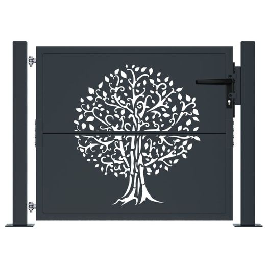 Garden Gate Anthracite 105x80 cm
