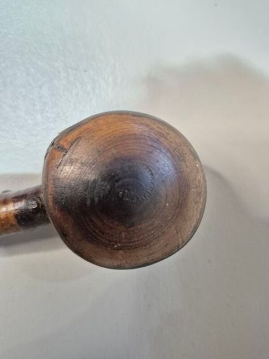 Vintage Estate Pipe Collection with Solid Wood Display Rack