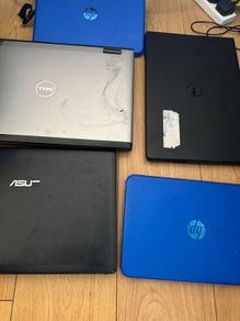 5 working laptops