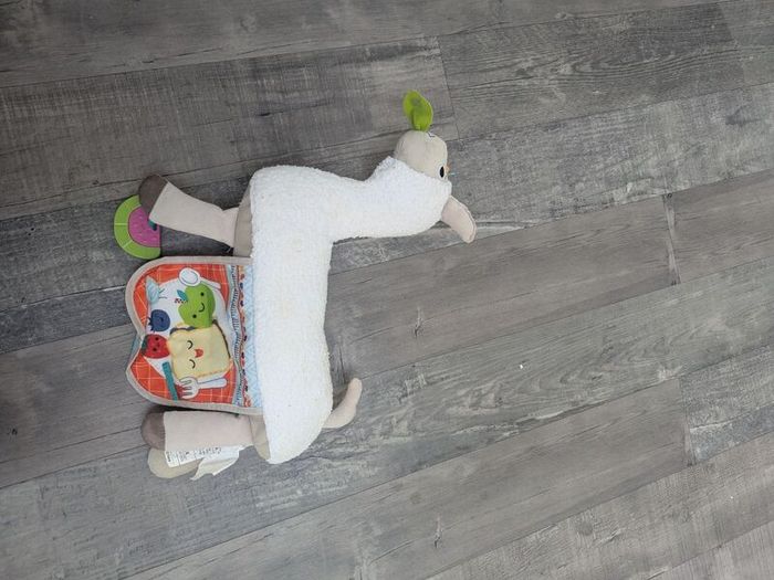 Tummy time llama