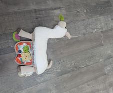 Tummy time llama