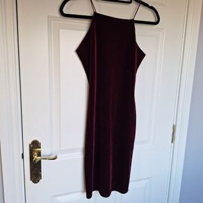 Burgundy mini dress size 8