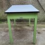 Early 20th C, irish enamel top pastry table Image 2