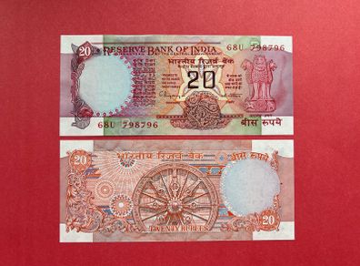 India  20 Rupees    ( uncirculated )