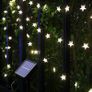 29Ft/9M 60 LED Solar Star String Lights Warm White Solar Powered Fairy Lights Outdoor 8 Modes Waterproof Festival Lighting for Garden Patio Yard (FREE SHIPPING) Image 2