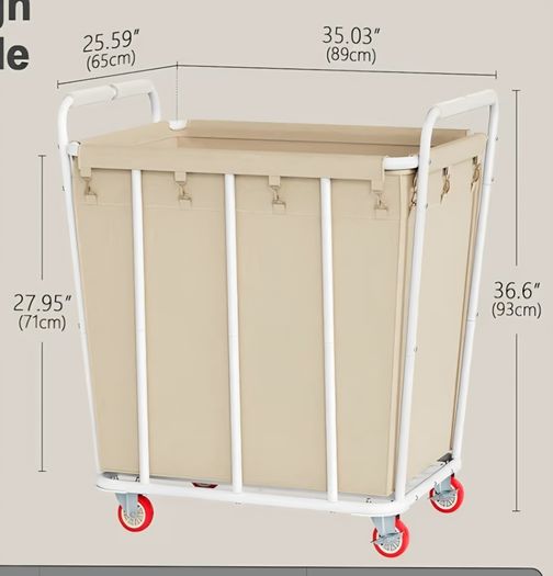 Brand new Large Laundry Cart with Wheels, 400L Heavy Duty Laundry Basket Organizer,