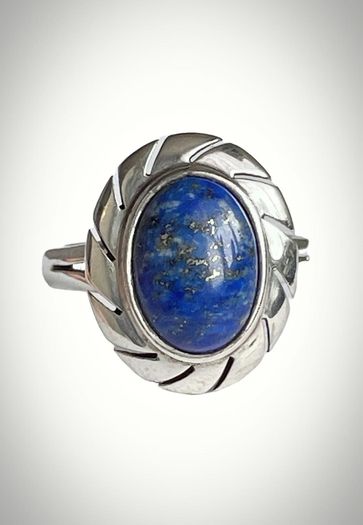 Mexican sterling silver 925 ring with Lapis Lazuli