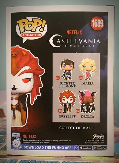 Funko Pop 1689 Castlevania Nocturne Erzsebet Netflix Anime Figure