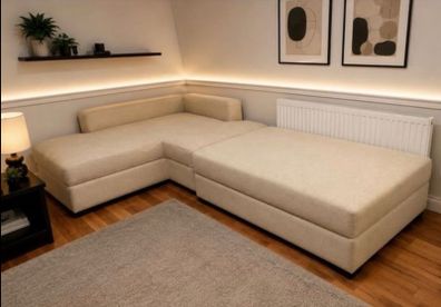 L shaped sofa