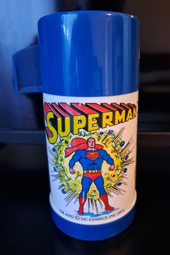 Vintage 1971 Superman Aladdin  Vacuum Flask