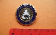 Vintage National Union Of Public Employees Enamel Pin Badge