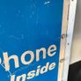 Vintage Phone Inside 30 X 30cm Sign Image 5