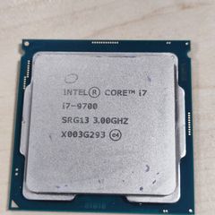 1x Intel Core i7 -9700. SRG13 3.0 GHz. Mint Condition