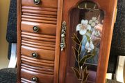 Vintage Large Wooden Jewellery Box