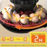 Egg Incubators for Hatching Eggs, Incubator for 12 Eggs with Automatic Turning & Auto Water Filling, Temperature & Humidity Control, Egg Incubator for Chicken, Quails, Ducks, Goose, Pigeon, Parrot Image 7