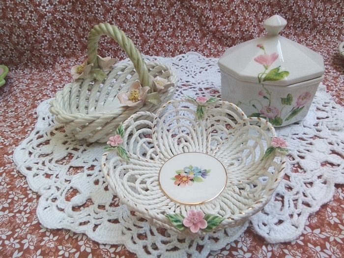 Three Continental Pottery Pieces