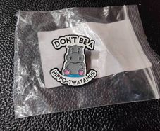 Funny enamel pin