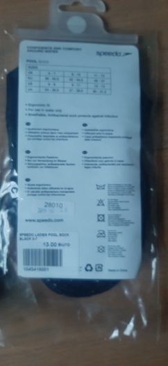 Speedo Swim Pool Socks - Size 5-7 (4 pairs brand new)
