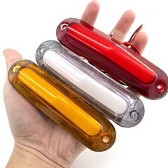 2pcs  LED Signal Light Strip, Red, Yellow, White Side Lights,