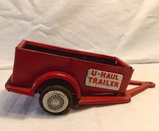 1950's Japanese Tin Plate U Haul Trailer