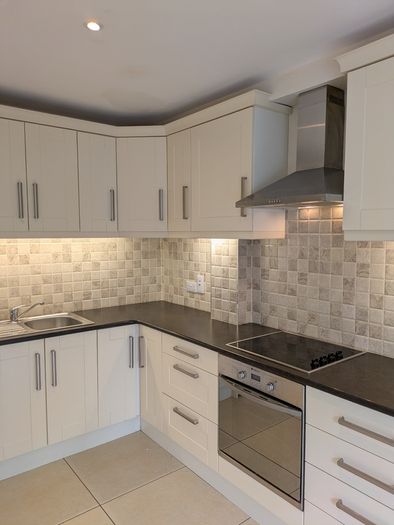 kitchen cabinets and worktop