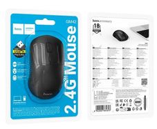 Hoco GM42 Platino 2.4G Business Wireless Mouse Black