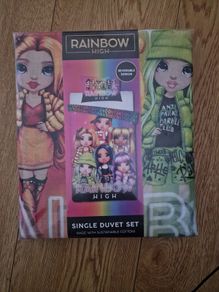 Rainbow High Single Reversible Duvet Set