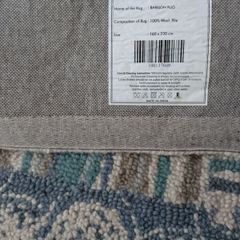 Barison Wool Rug 160 x 230 cm, Like New, Local Delivery Available