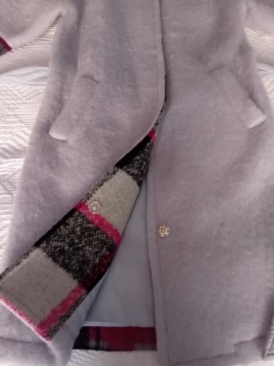 Wool Coat - American brand Almost Famous - Fits UK 8 - Brand New RRP 300