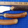 Vintage Newbridge Cutlery Co Horn Carving Set Shur Edge Knife Fork Steel Rochester Image 6