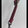 Red Italian Suede Croc-Effect Leather Crossbody Bag Clutch Image 9