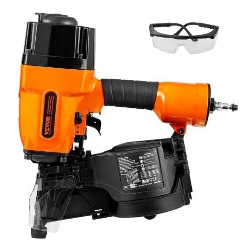 MCN90 Coil Framing Nailer 44.45 mm to 88.9 mm 15 Degree Pneumatic Nail Gun