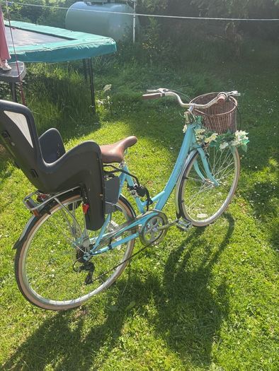 ladys bike with basket