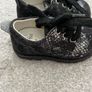 Primigi Baby Girls Black Silver Metallic Shimmer Leather Shoes EU 20 UK 4 Image 5