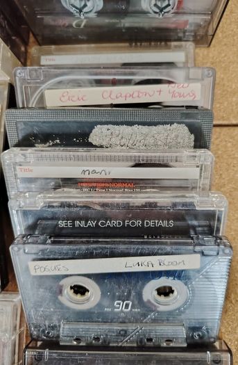 27+ Vintage Cassette Albums, recorded 70's, 80's, 90's