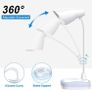 LED Desk Lamp, USB Rechargeable Table Lamp with 3 Levels Brightness, Touch Sensor Control, Mood Light on Base, Energy-Saving Portable Reading Light for Study, Bedroom, Office, Working, Home (FREE POSTAGE) Image 6