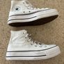 Converse High Tops Platforms UK6 Image 3