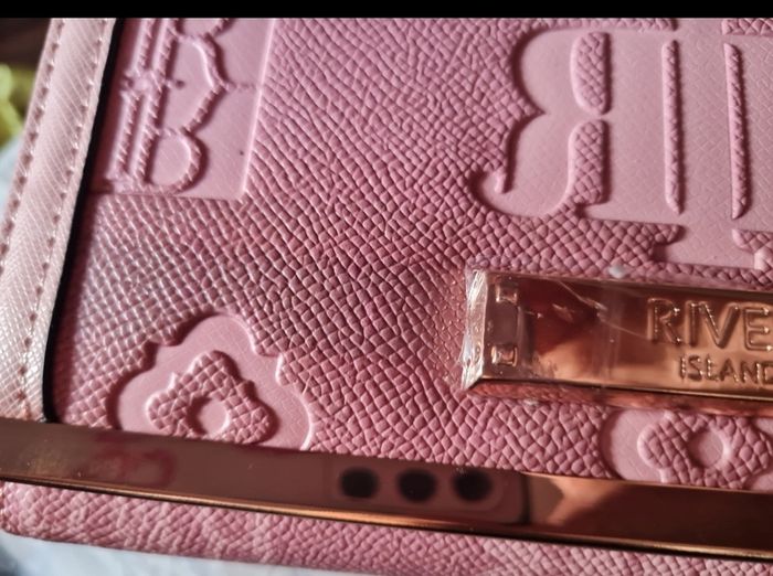 River island pink ombre purse