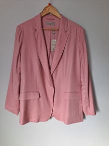 New Paul Costelloe Linen mix Jacket size UK 18