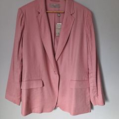 New Paul Costelloe Linen mix Jacket size UK 18