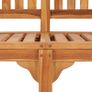 Banana Bench 151 cm Solid Teak Wood Image 6