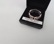 Men's/ Women's Celtic Design Silver Ring.