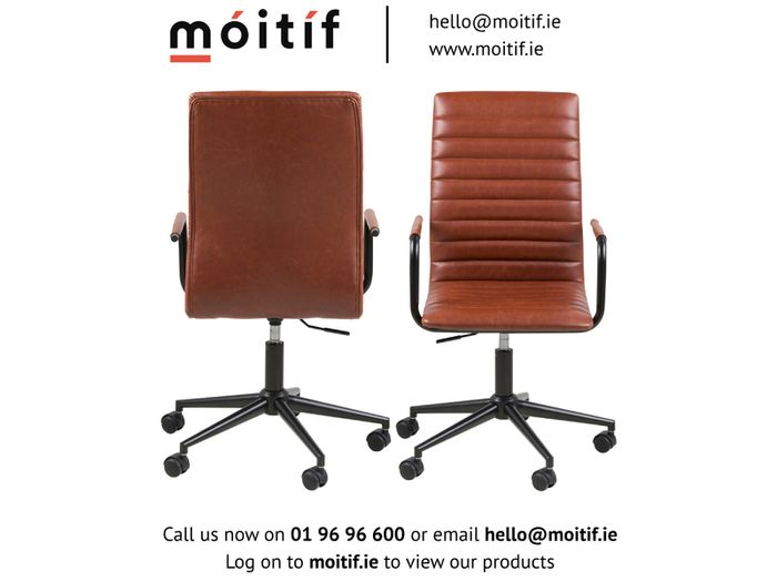 Wade Desk Chair - Brown