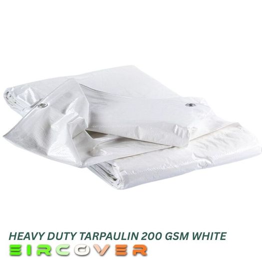 Heavy Duty Tarpaulin 3.6m x 6m  (12' - 20') 200 gsm