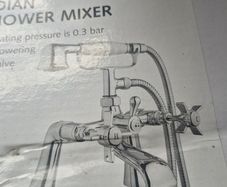 Edwardian bath shower mixer