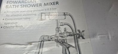 Edwardian bath shower mixer