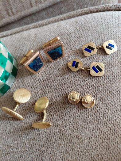Mens Antique Cufflinks mix lot Fix Murat