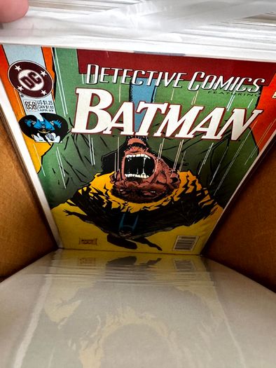 Detective Comics Batman Long Comic Box w 215 comics for Sale